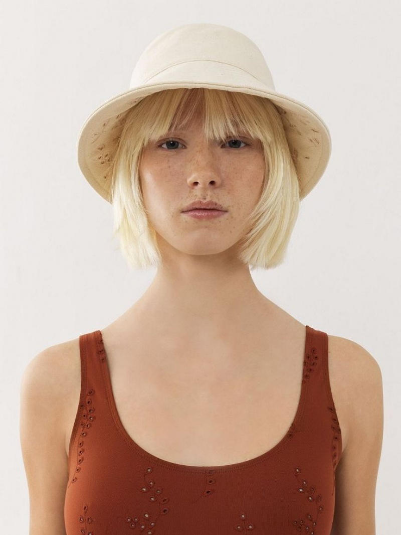 Chloe X Eres Piia Bob Hat Hvide | CHE-SR14477